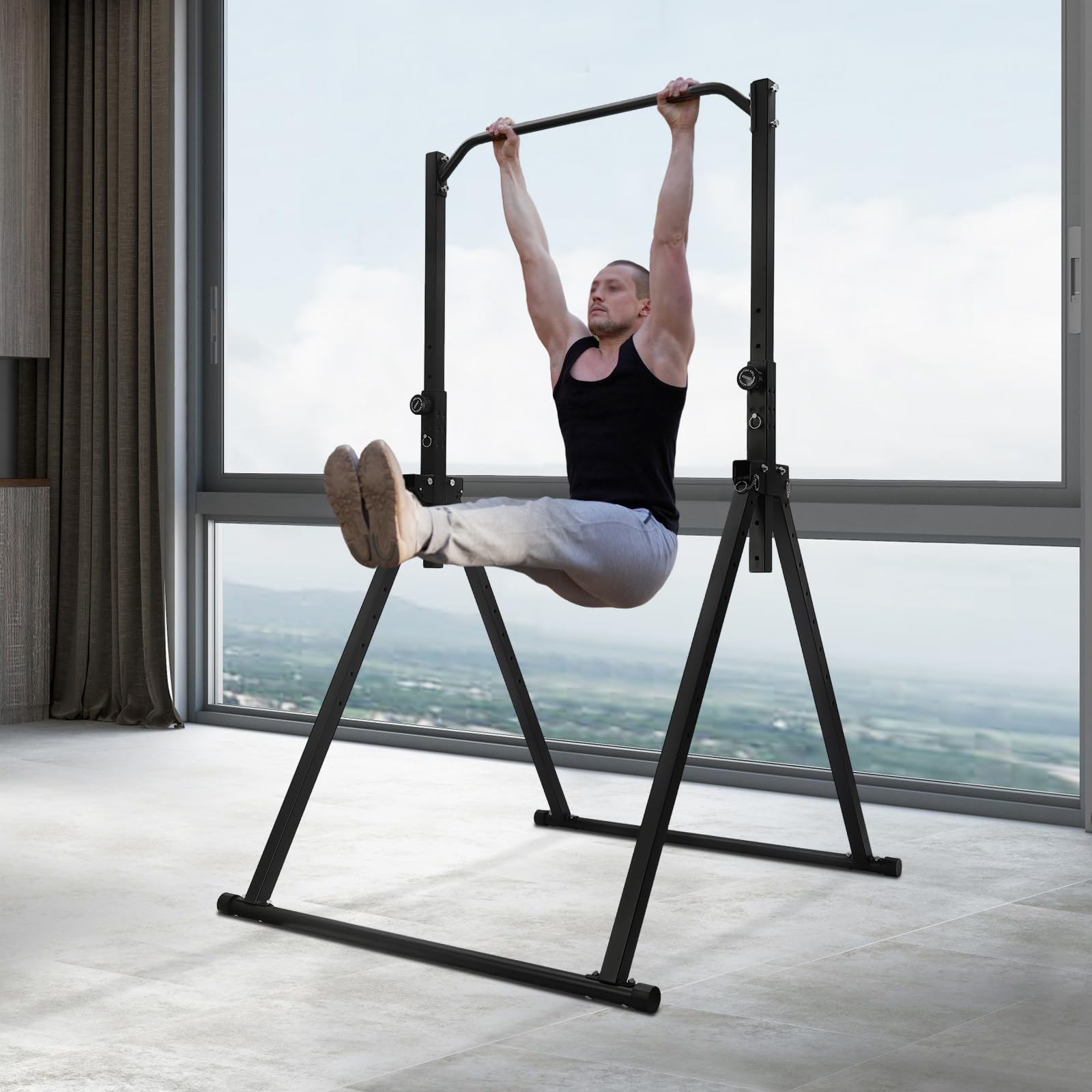 Workout Doorway Pull Up Bar With Dip Station Workout Pull Up Bar