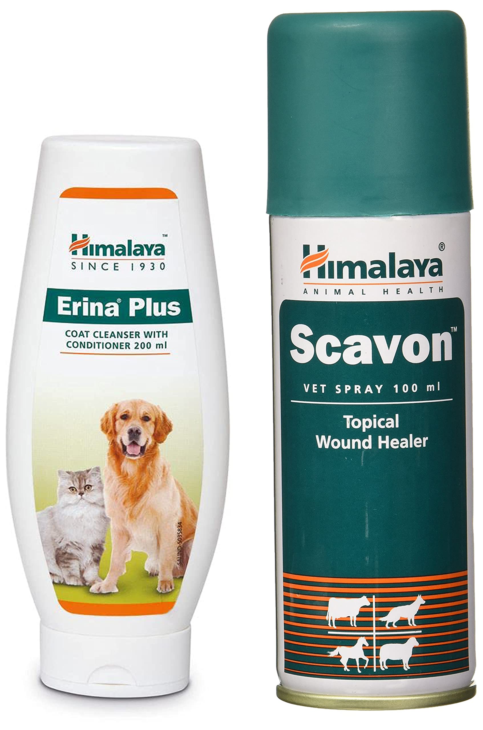 Himalaya Combo of Erina Plus Coat Cleanser with Conditioner, 200 ml & Scavon Spray, 100 ml (B07S6MLHKL) Amazon Price History, Amazon Price Tracker