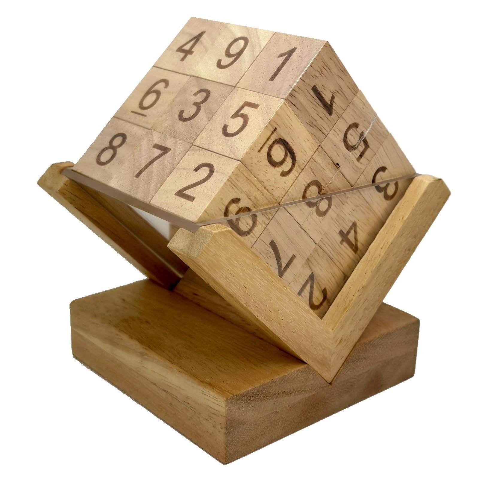 3D Wooden Sudoku Cube Puzzle and Game