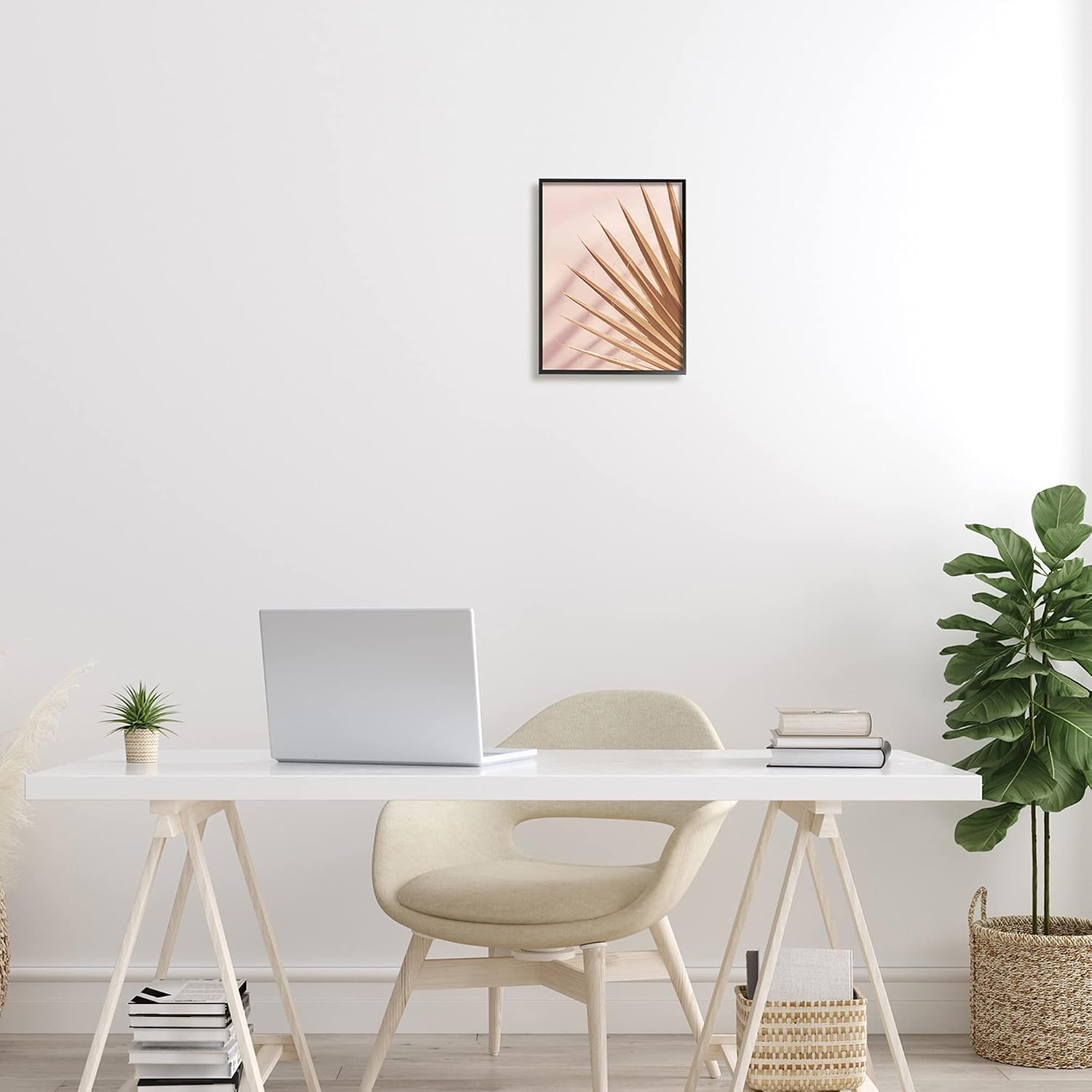 'Palm Frond Photograph Expressive Tropical'| Framed Giclee Art | Stupell Industries | Black, 11 x 14 Inches, Easy to Hang and Sturdy, Made in USA, by Ian Winstanley