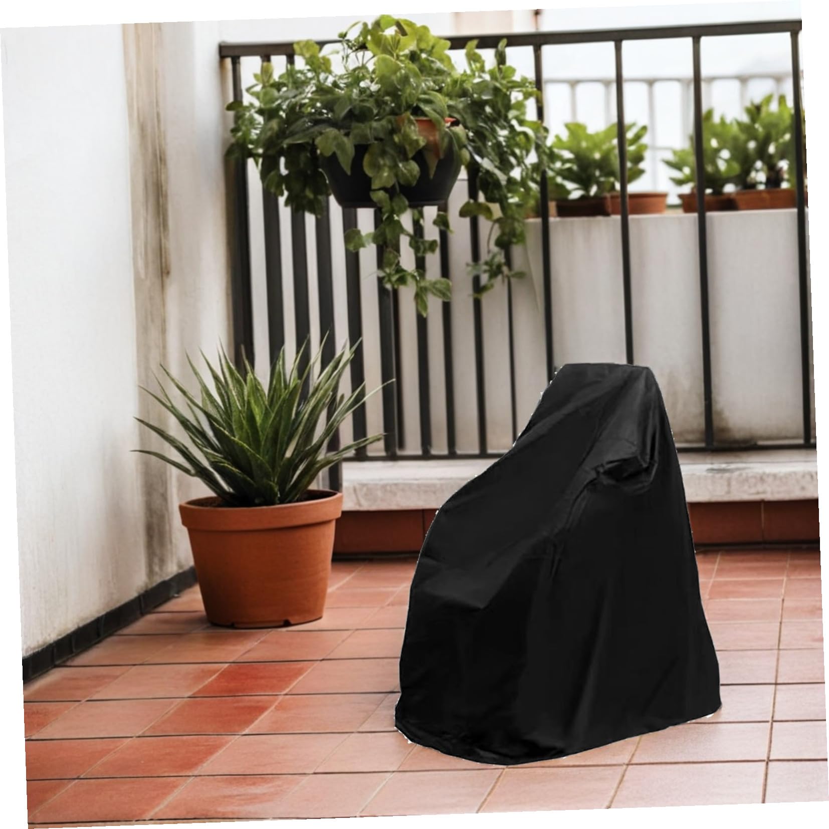 BETOOKY Funda Protección Exterior para de Tela Oxford Silla de Ruedas Eléctrica Resistente al Polvo y Rayos UV, Tamaño 115x75x130 Cm para Dispositivos de Movilidad