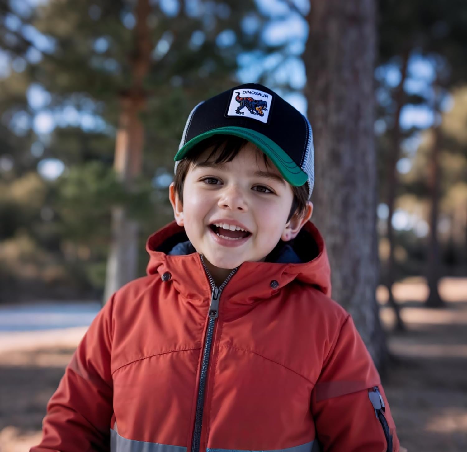 Waldeal Toddler Trucker Hats for Boys and Girls Mesh Snapback Baseball Cap for Kids Ages 2-6 - Image 2