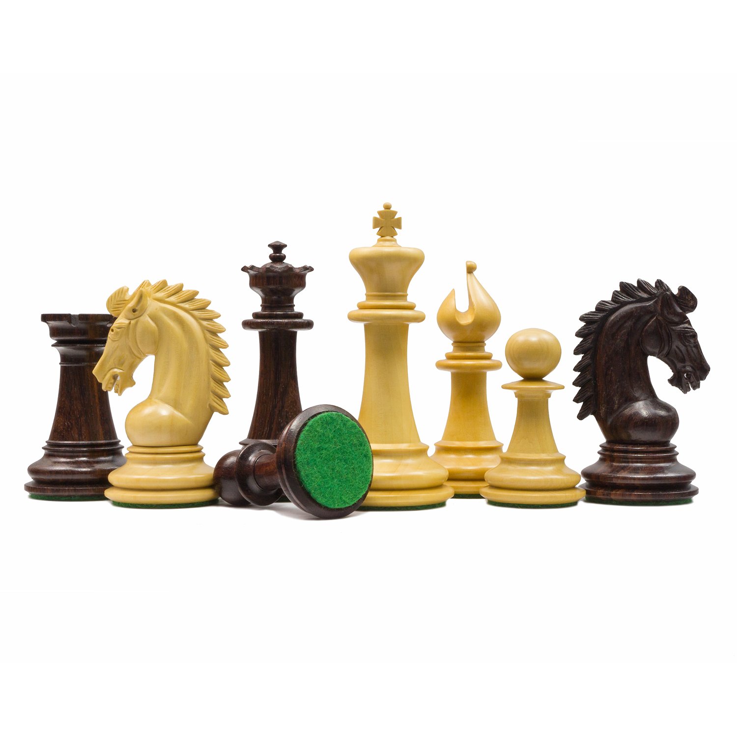 The Regency Chess Company El Sheffield Caballero Palisandro Piezas De Ajedrez 9.5cm