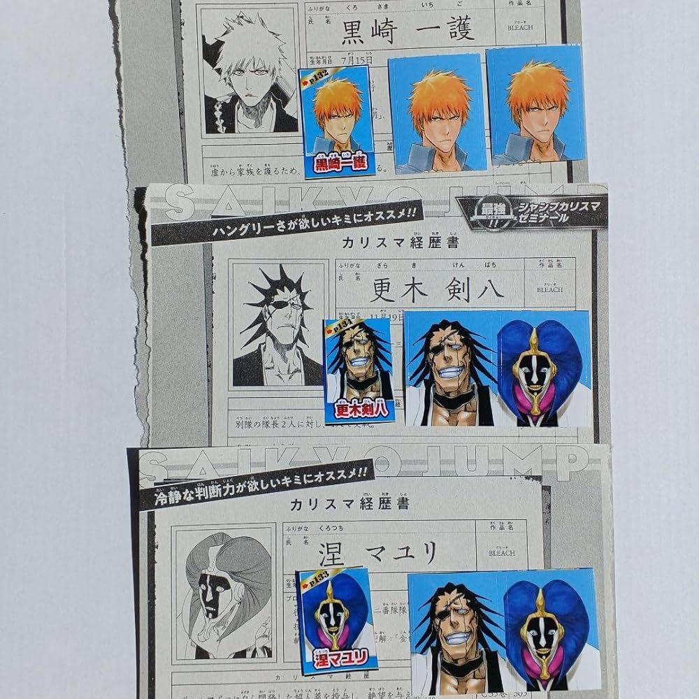 Amazon.co.jp: 最強ジャンプ 顔写真風ステッカー BLEACH 黒崎一