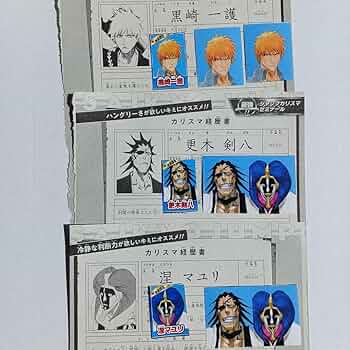 BLEACH 絵札缶バッジ　黒崎一護　朽木ルキア　藍染惣右介　涅マユリ　更木剣八 BLEACH 絵札缶バッジ 黒崎一護 朽木ルキア 藍染惣右介 涅マユリ