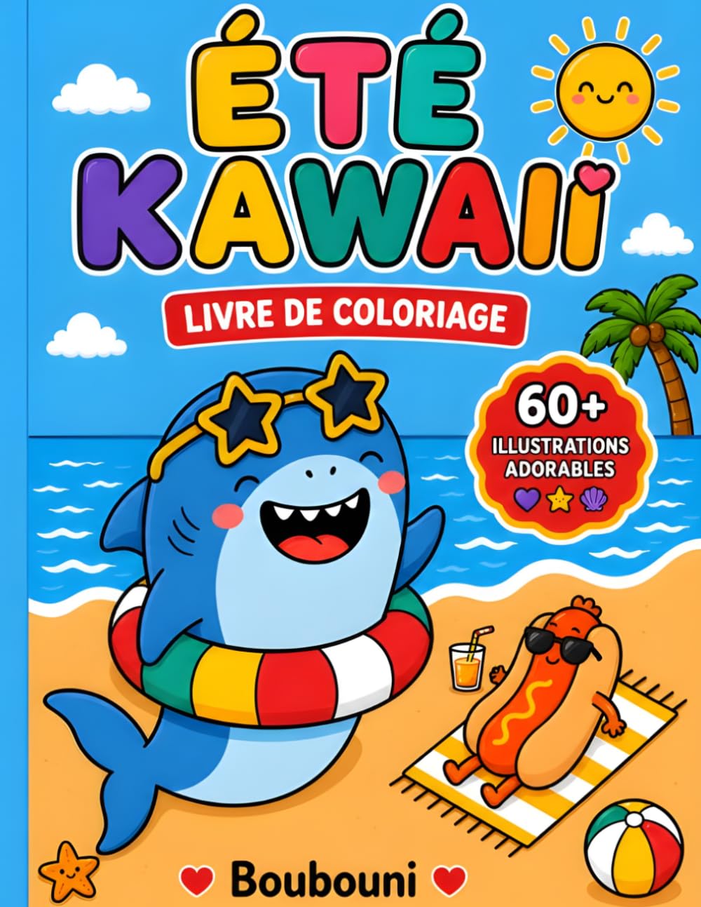 ÉTÉ KAWAII: Livre de coloriage