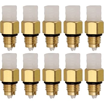 air suspension air valves pack of 10 2203202438 37106796508 compatible with benz w251 w164 w212 w211 w220 w221 w222 audi a6 4f2 c6 allroad c5 c7 a8 d3 jaguar xj
