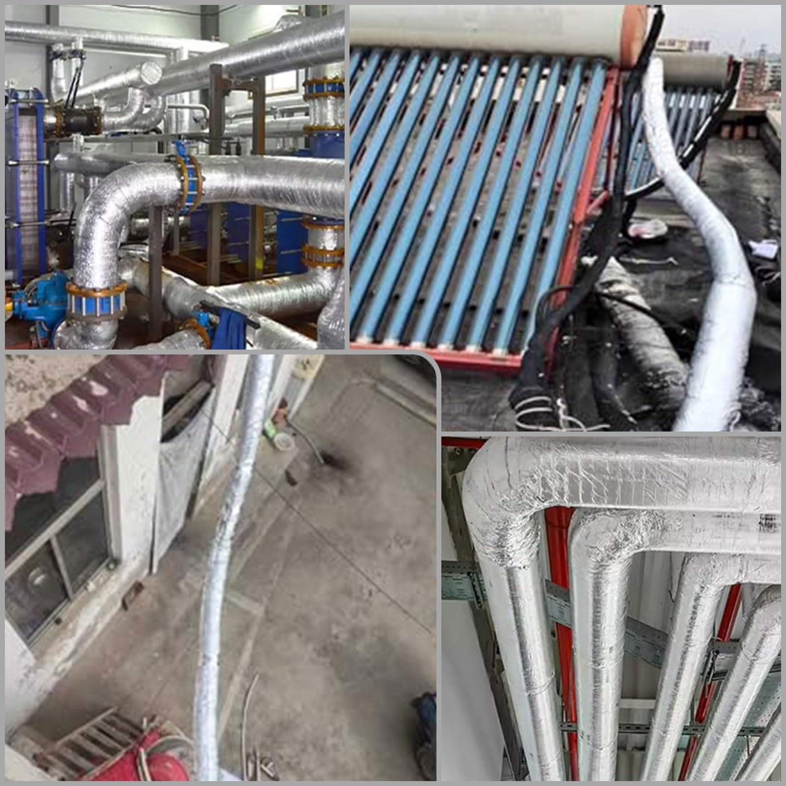 Rohrisolierung Schaumstoff Rohrdämmung Schwarz Rohrisolierung Kautschuk Schaumstoffschlauch für Heizungsrohre und Sanitäranlagen Wasserdicht (ID) 133mm x (T) 30mm x (L) 0.95m