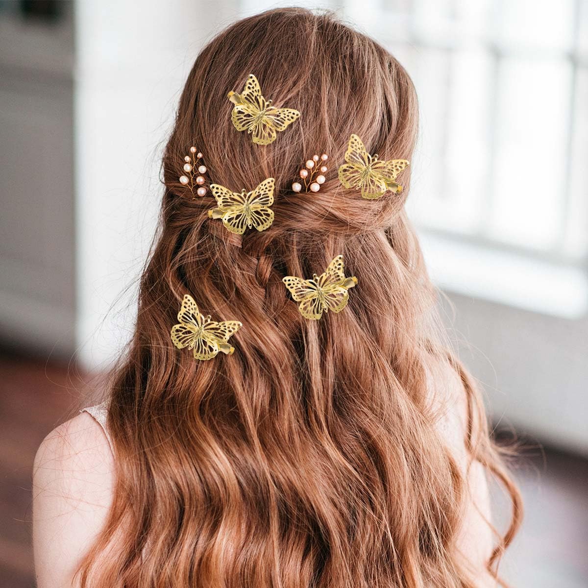 Amazon.com : OBTANIM Butterfly Hair Clips, 12 Pcs Cute Metal 