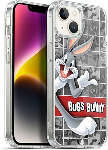 Miniatura 122 de Head Case Designs Funda de gel suave con licencia oficial de Looney Tunes Retro Bugs Bunny compatible con Apple iPhone 11 Pro Max Retro,Blanco y