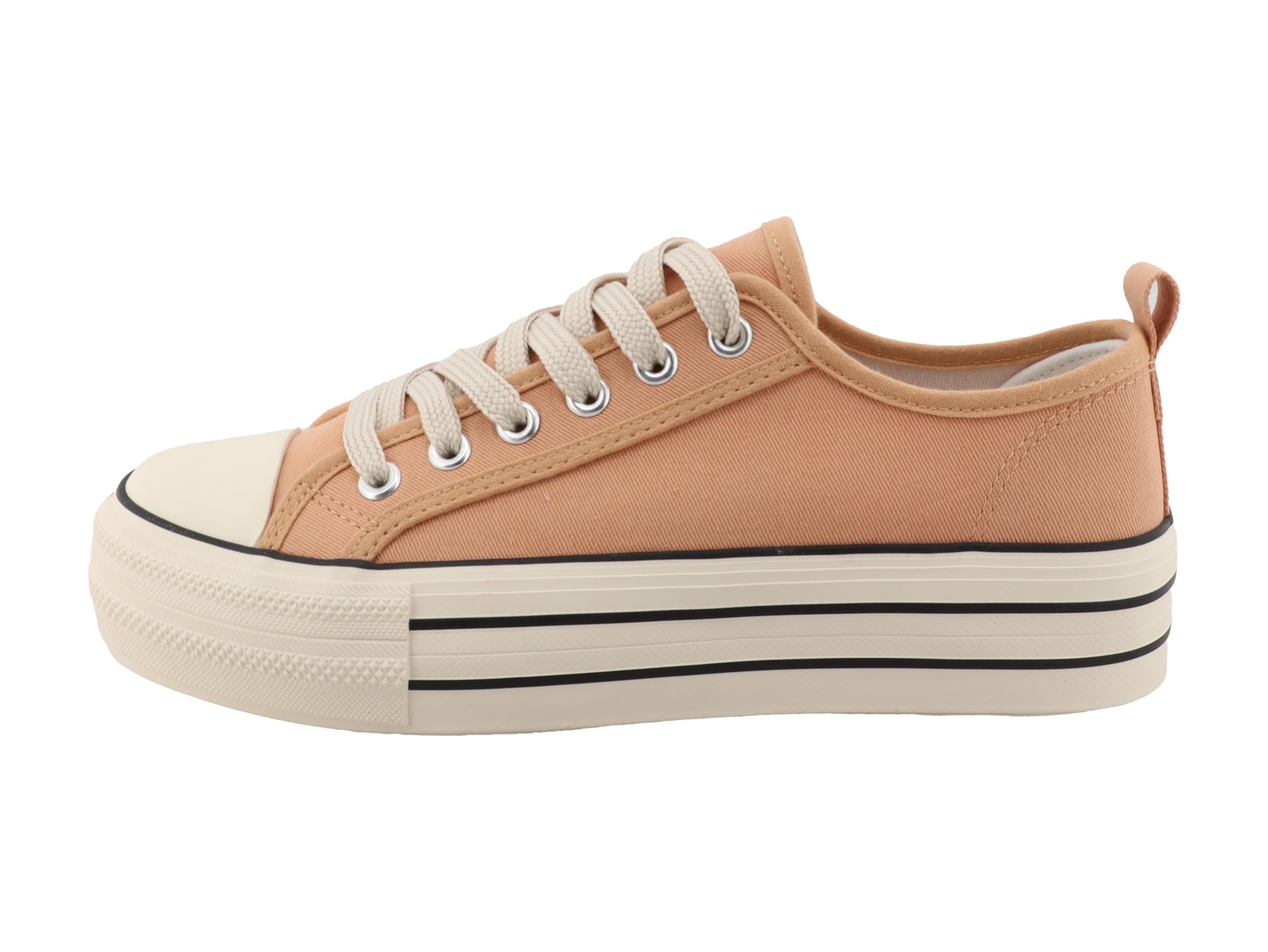 TOM TAILOR Women's 9590400003 Trainers, Peach, 36 EU, Peach, 4 UK