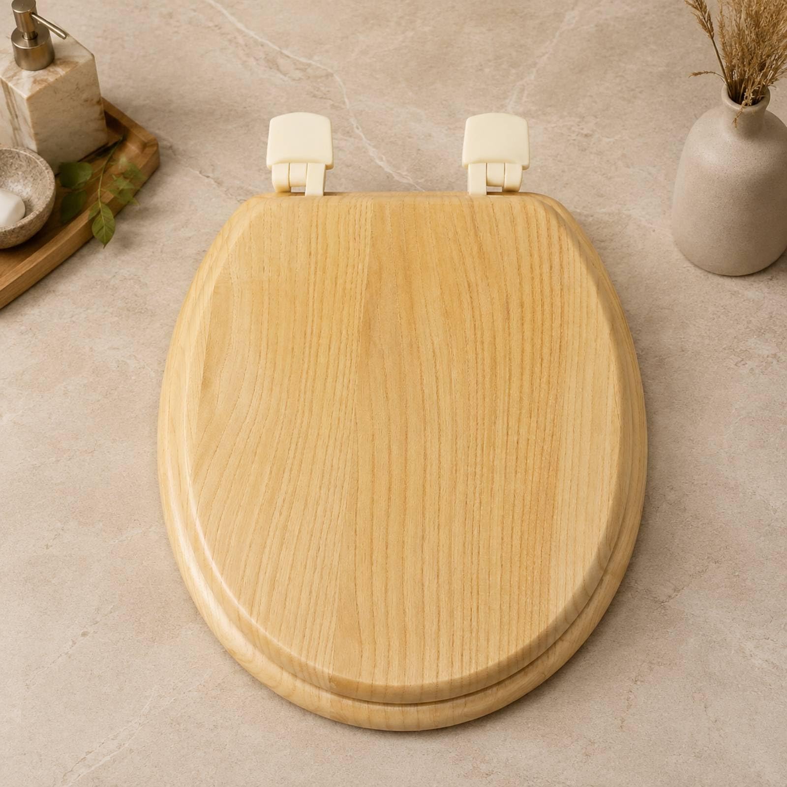 Sedile WC Legno Venatura Naturale