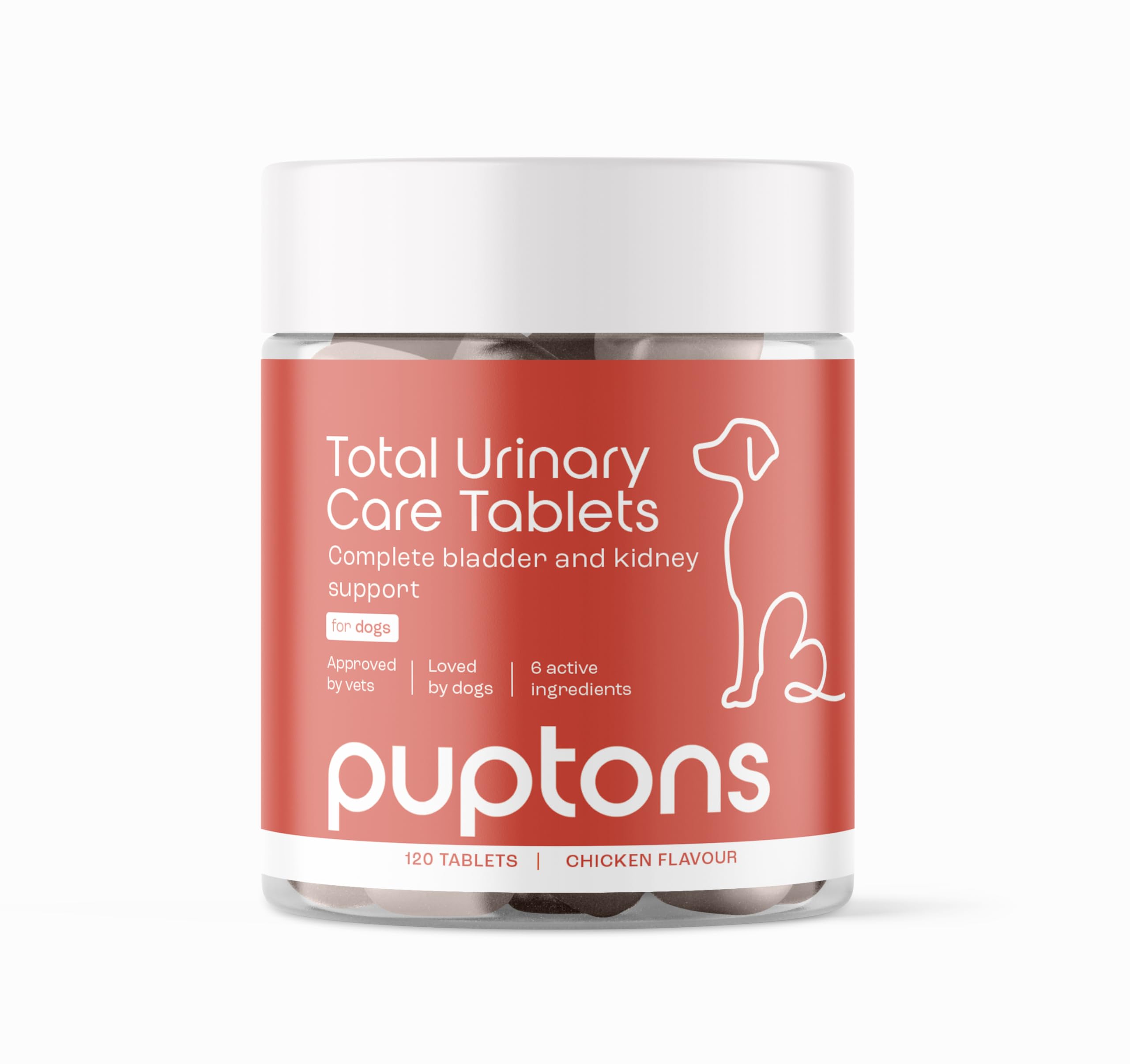 Puptons Total Urinary Care, Cranberry, 360 Tablets