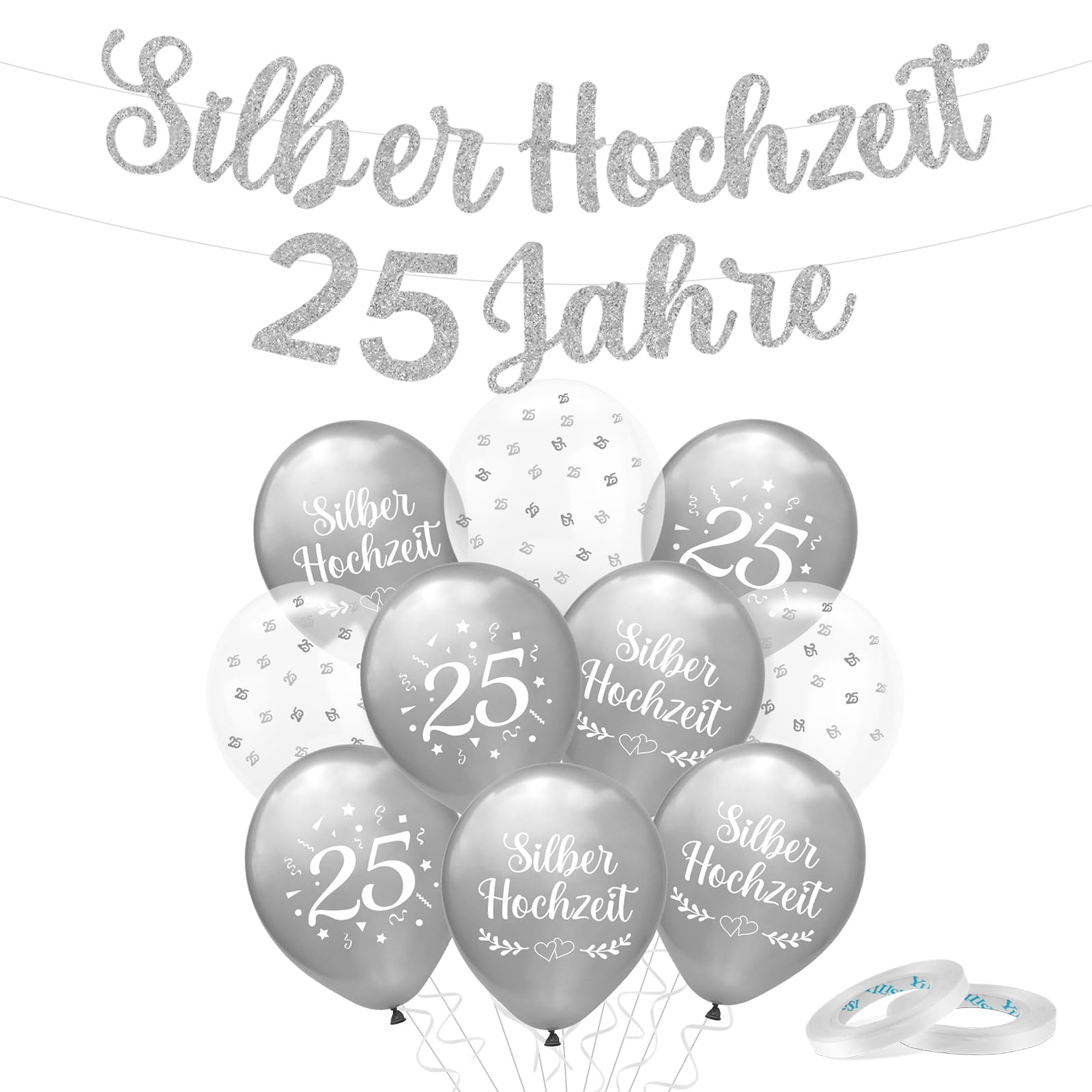 Hochzeit deko Set, Luftballons set, Jubiläum Ballons