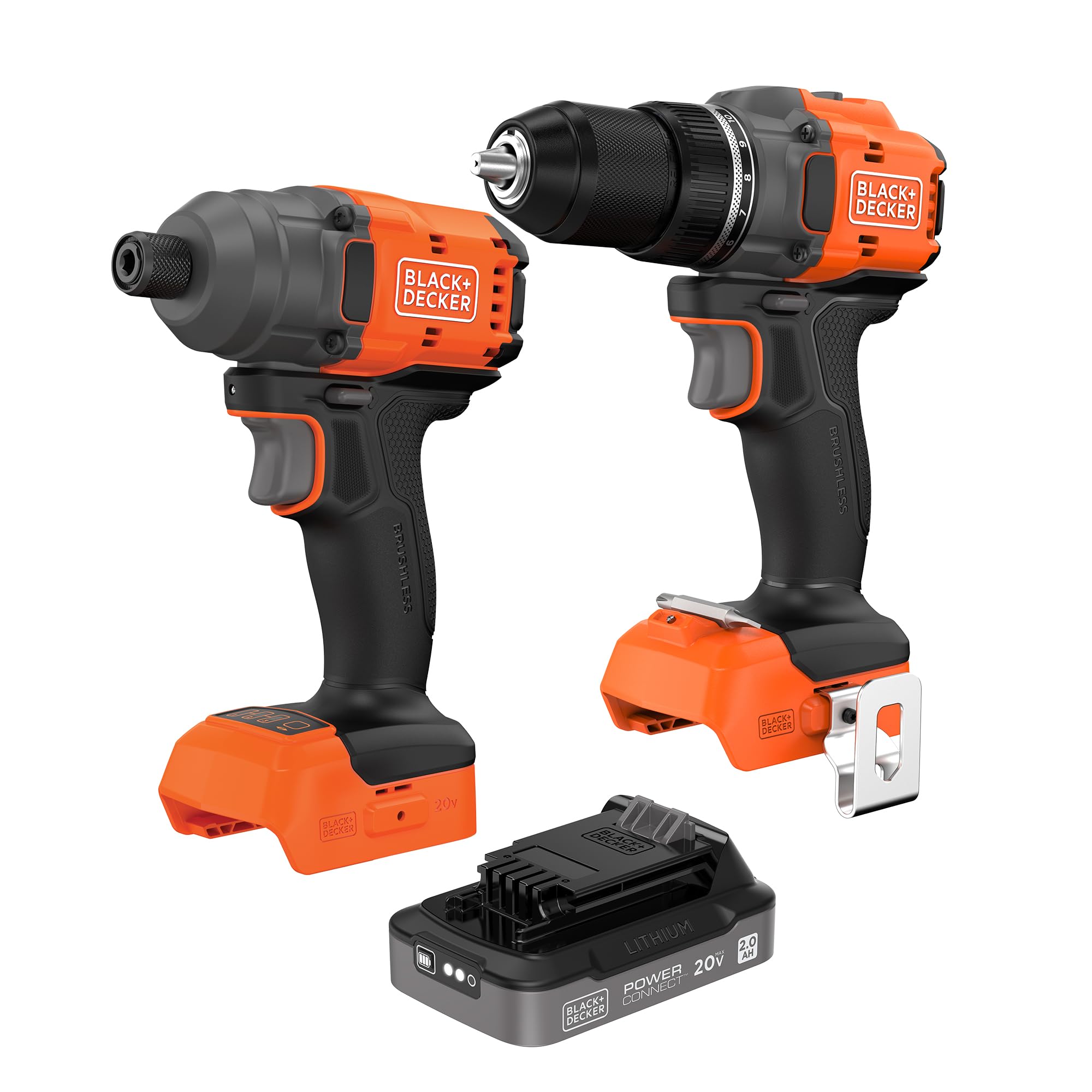 BLACK+DECKER 20V MAX POWERCONNECT Brushless Combo Kit