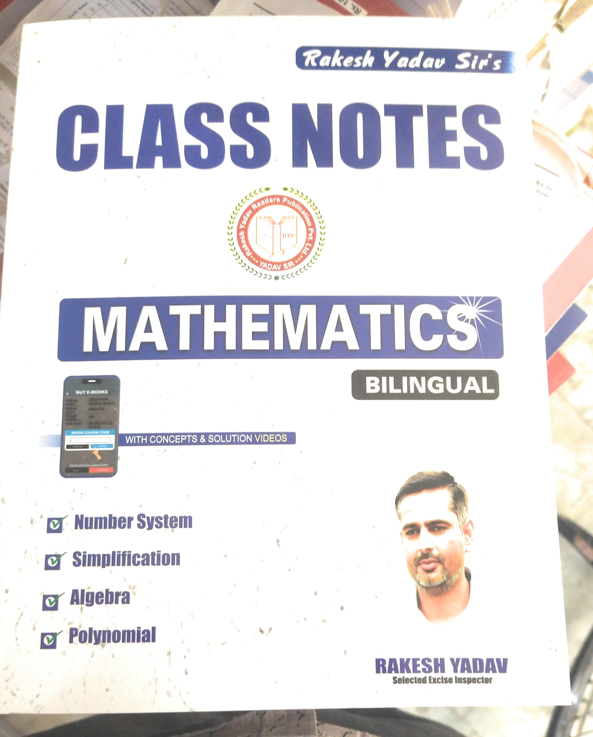 CLASS NOTES MATHEMATICS Bilingual : Rakesh yadav: Amazon.in: Books