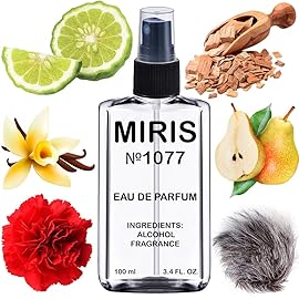 MIRIS No. 1077, Inspired by Wild Pears, Long-Lasting Unisex Eau de Parfum for Women & Men, Spray 3.4 Fl Oz / 100 ml