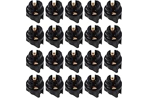 T5 Wedge Base Socket: 20PCS Mini Twist and Lock Socket for Various Bulb Types