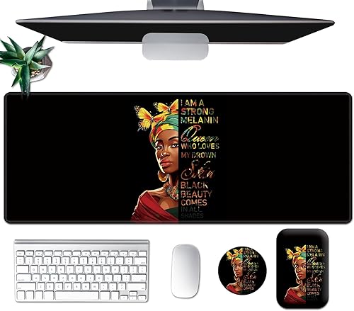 Juego de alfombrillas grandes para mouse, tapete de escritorio + almohadilla para codos + posavasos, alivio del dolor fácil de escribir, almohadilla disponible en Yaxa Costa Rica