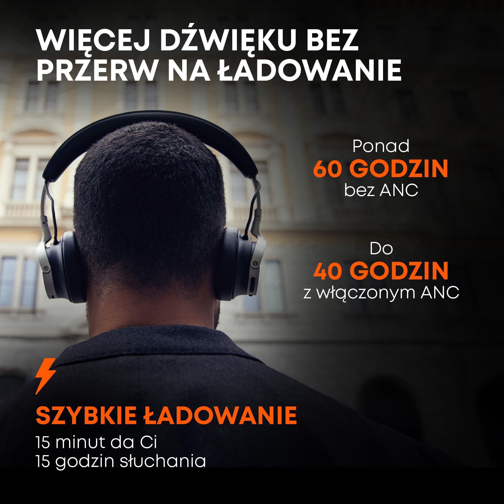 beyerdynamic AVENTHO 100 bezprzewodowe słuchawki nauszne z redukcja szumów, Żywotność baterii 60 g, składana konstrukcja, wymienne nauszniki, w czarny- nowa aktualizacja dostępna za pomocą aplikacji