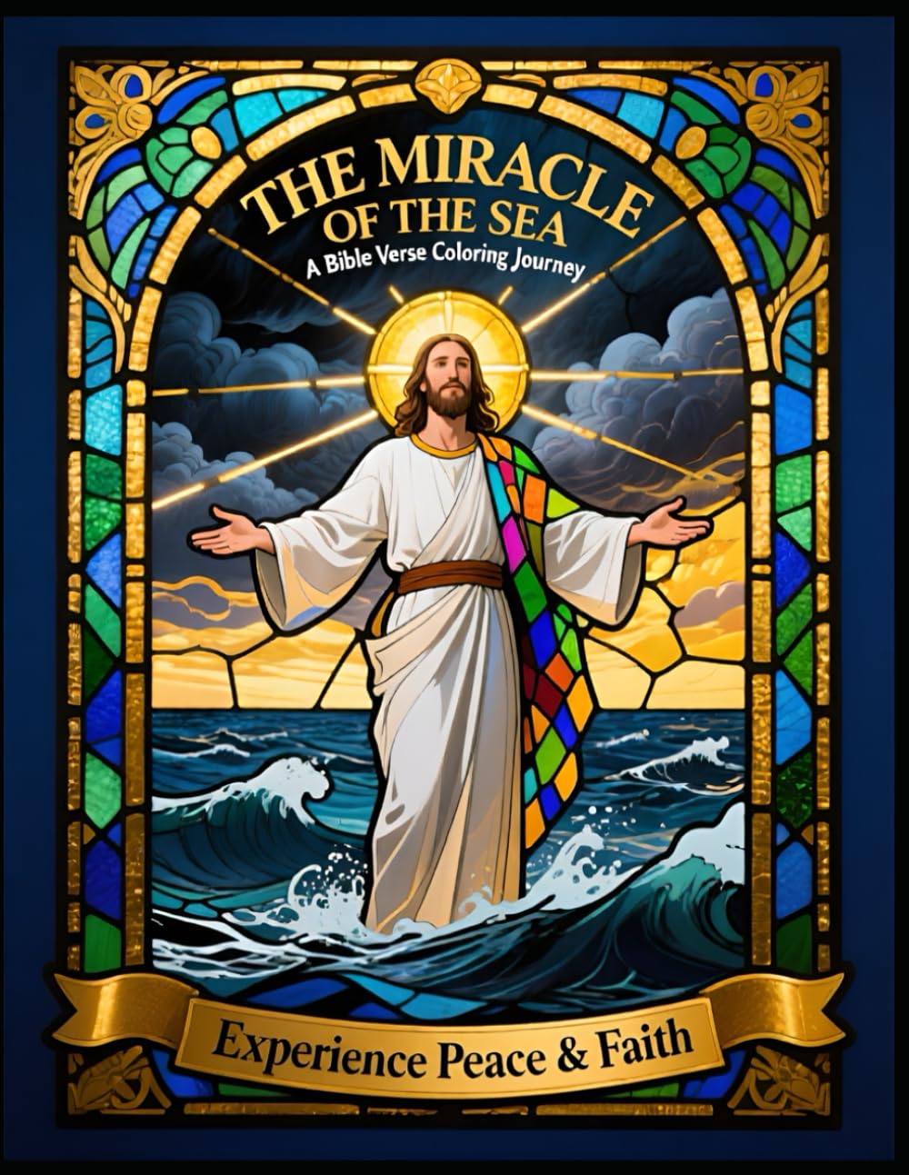The Miracle of the Sea: A Bible Verse Coloring Journey: Inspirational Scripture & Miracles of Jesus for Stress Relief and Reflection