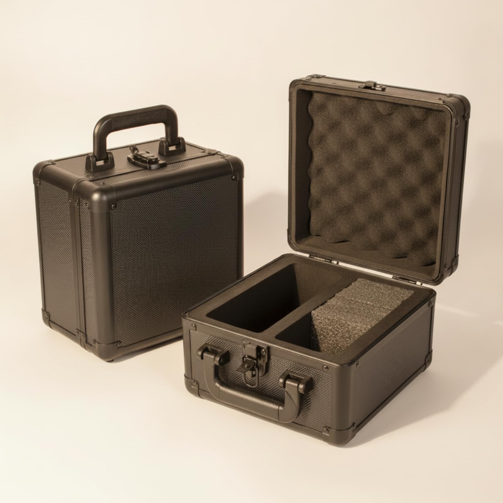Qianly Custodia Rigida con Scomparti Robusta Custodia Rigida con Interno in Schiuma Professionale Valigetta Scomparti per Collezionisti, Tornei, Casa