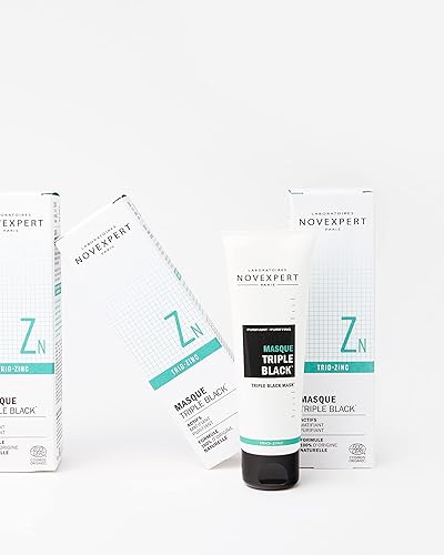 Miniatura 4 de Triple Black Mask - Mattifica, purifica y unifica la piel con menos impurezas - Regula la producción de sebo - Hipoalergénico - Vegano - Combinación