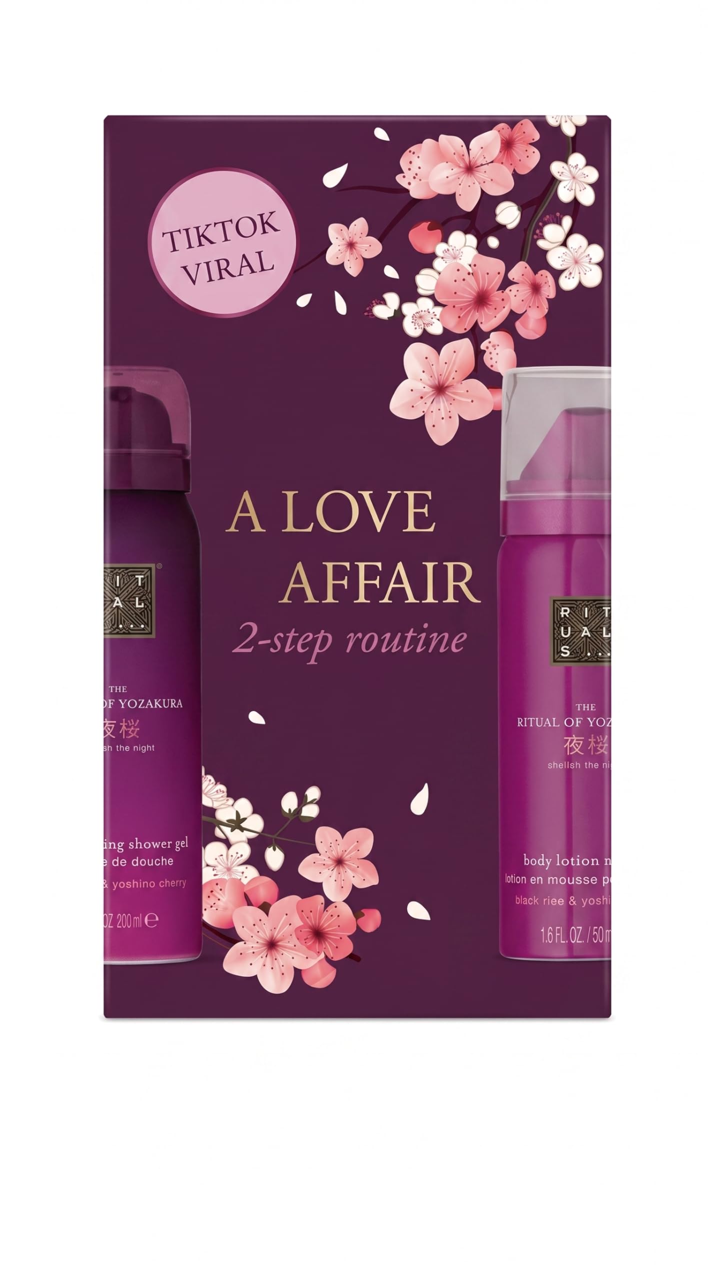 Rituals The Ritual of Yozakura Geschenkset 2x50ml – Duschgel & Körperlotion Mousse