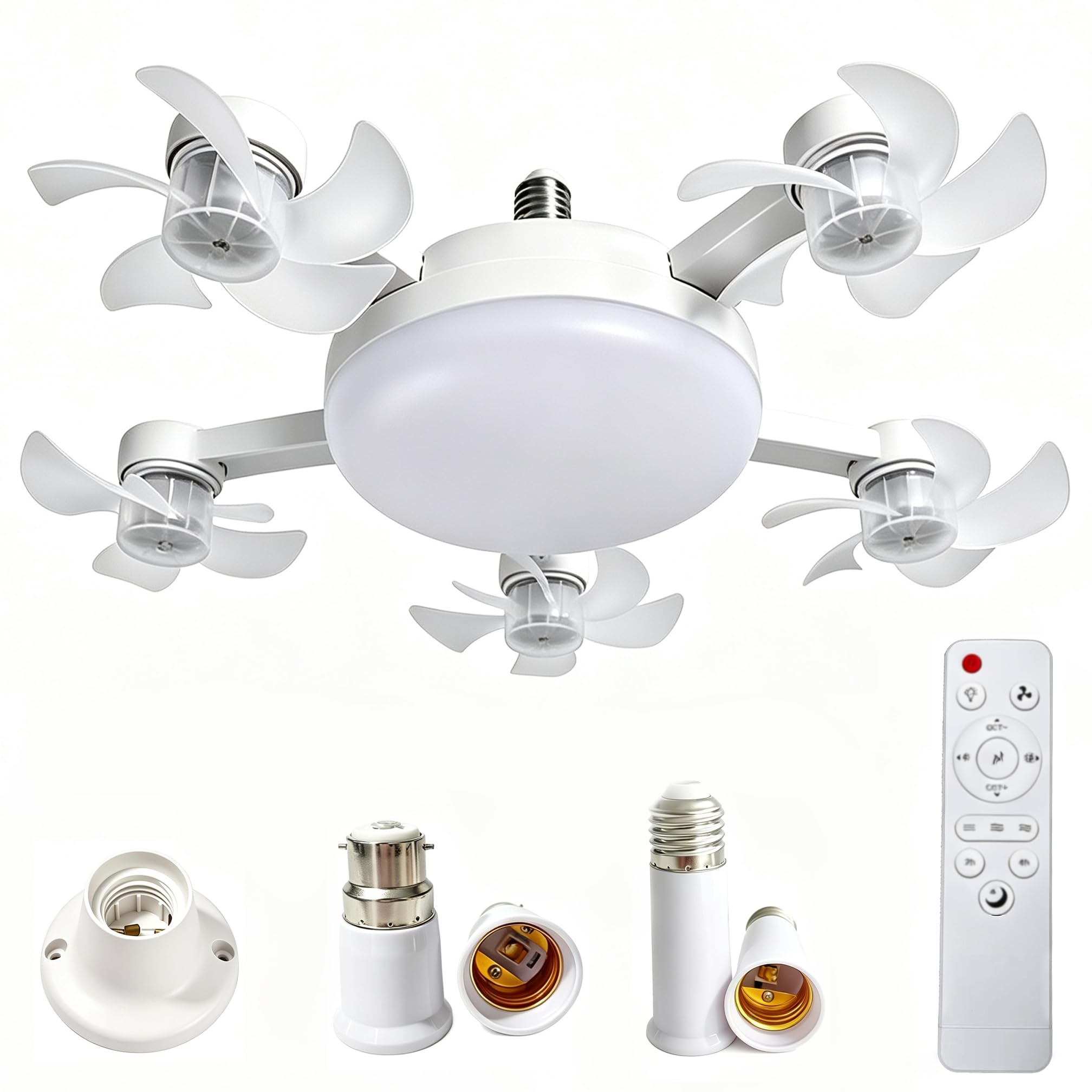 Photo 1 of NKDFRI Socket Fan with Remote - White