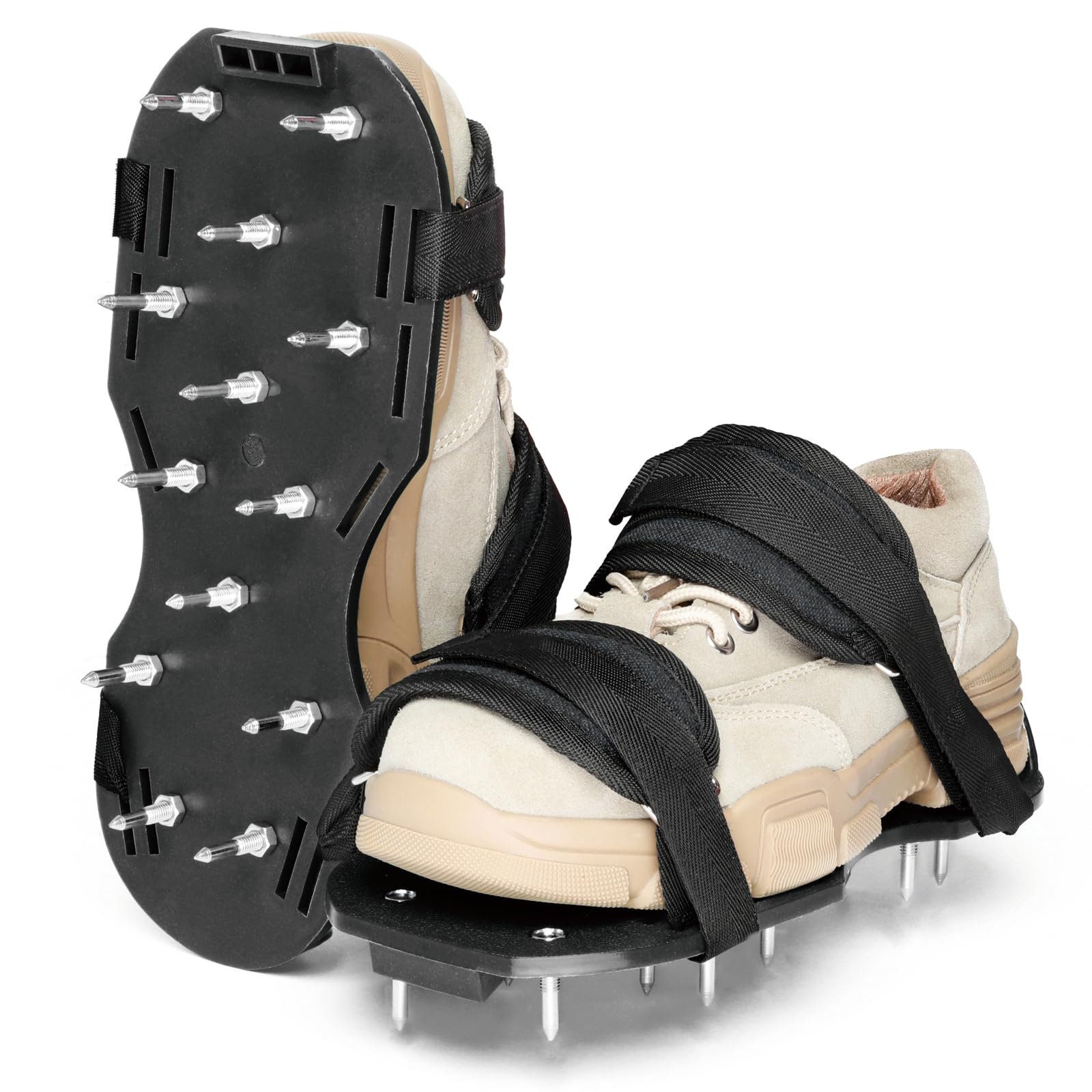 Spike Shoes for Epoxy Flooring Epoxy Shoes with 3/4" Short Spikes for Garage Floor Epoxy, Epoxy Floor kit tool, Garage Floor Epoxy Kit, Epoxy Garage