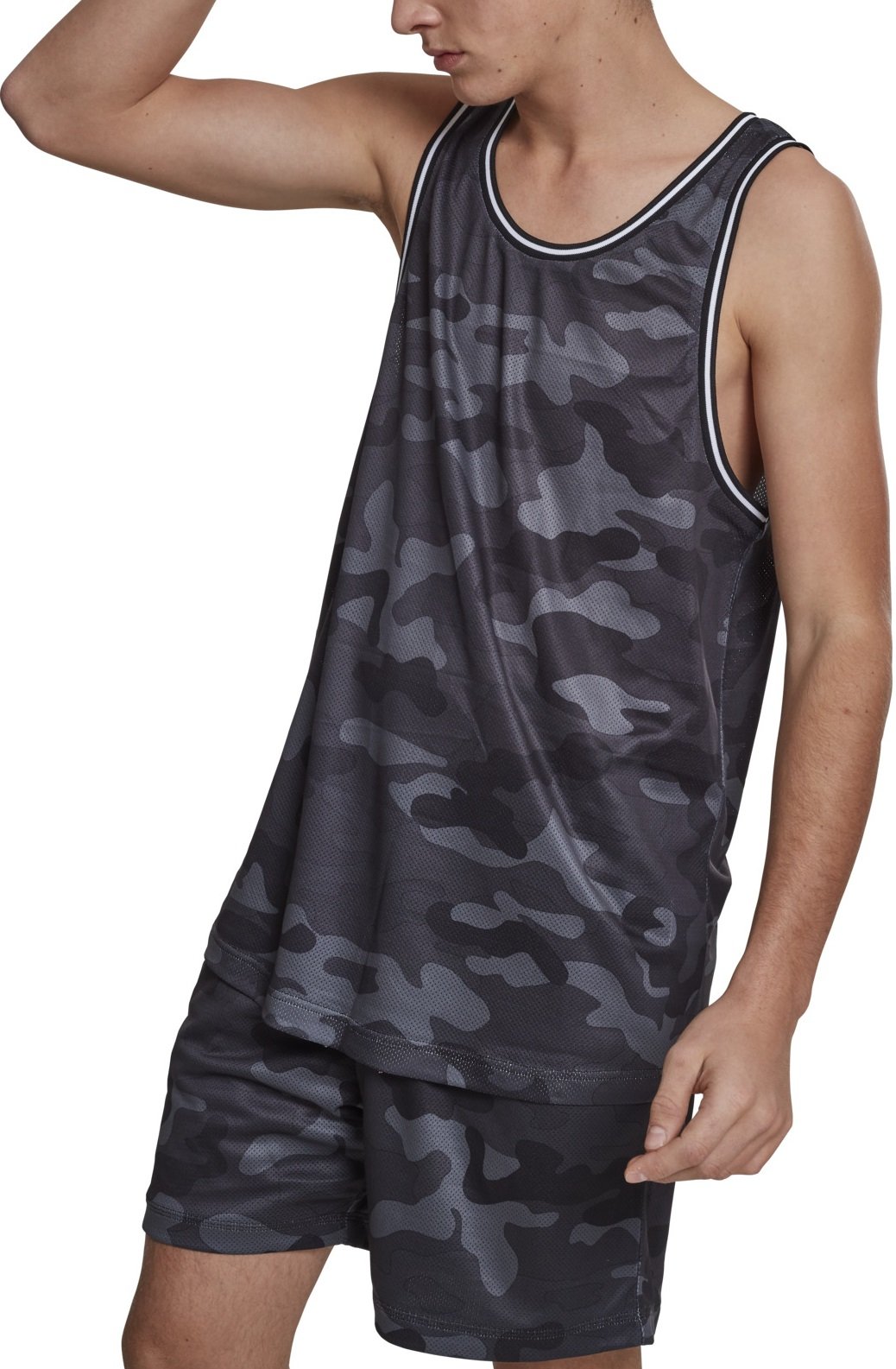 Urban ClassicsMen Camo Mesh Tank Top Sports (pack of 1)