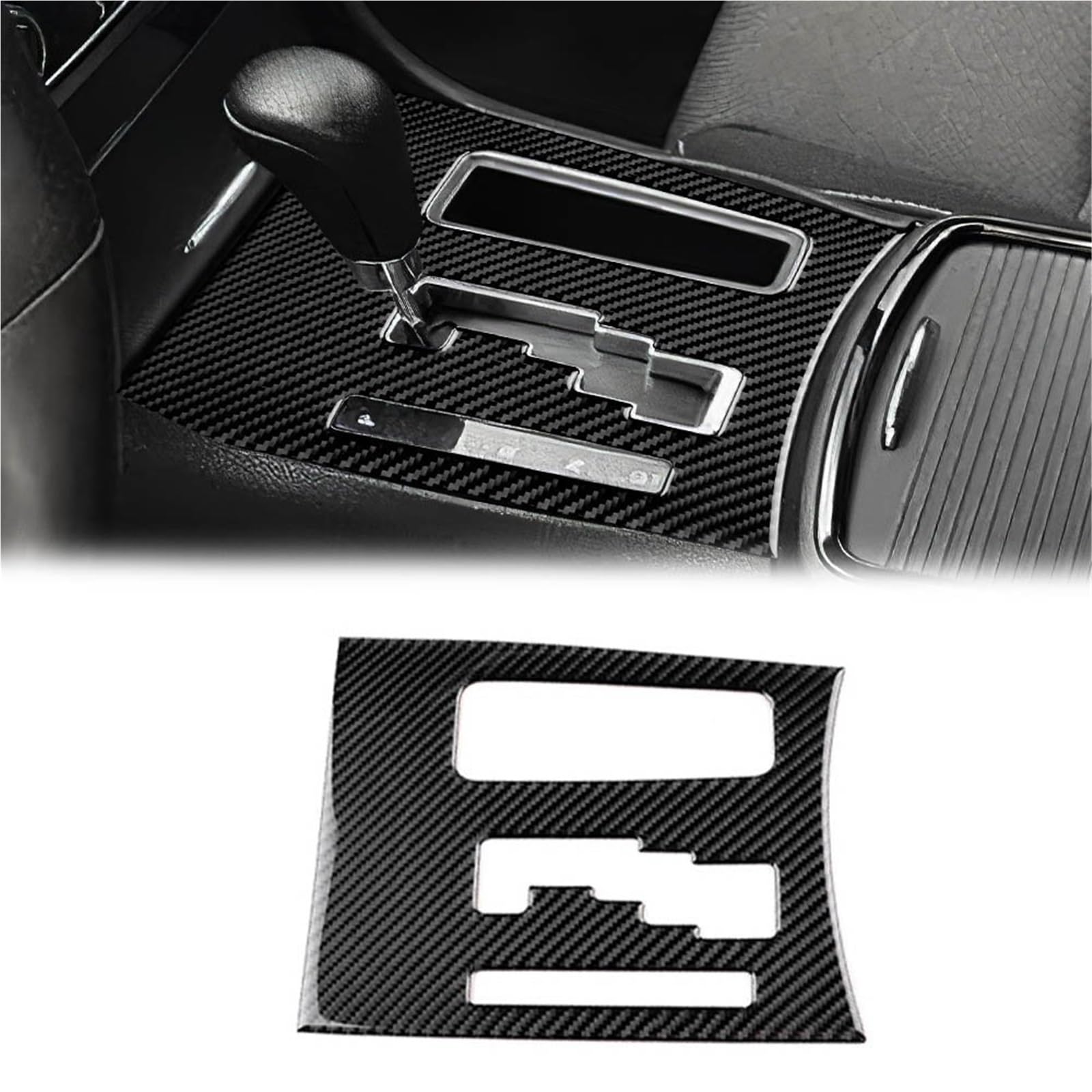 Interior Decoration for Chrysler 300 300C 2011-2014 Carbon Fiber Sticker LHD RHD Car Central Control Gear Panel Accessories