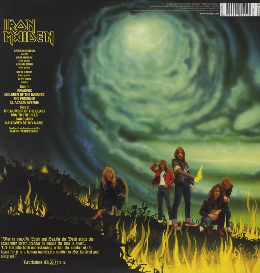 【LP】IRON MAIDEN Iron Maiden (Vinyl): Iron Maiden: Amazon.ca: Music