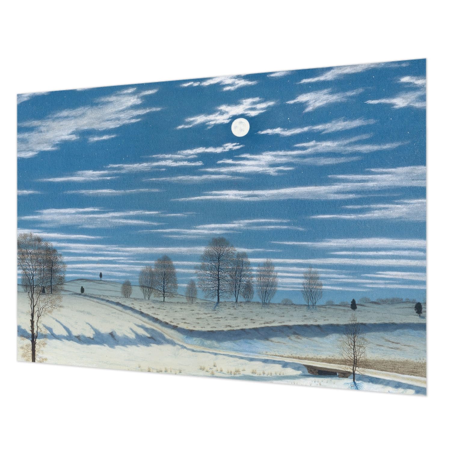 Papier peint de haute qualité paysage d'hiver intissé Tulup 208x146
