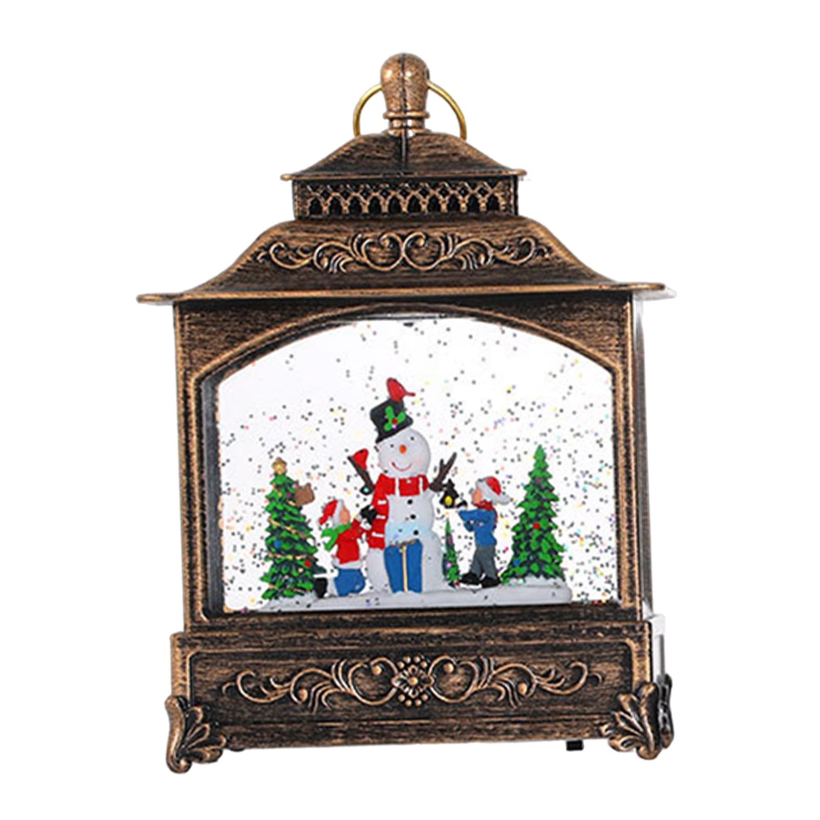 Lanterne de Noël éclairage intérieur lampe suspendue bonhomme de neige