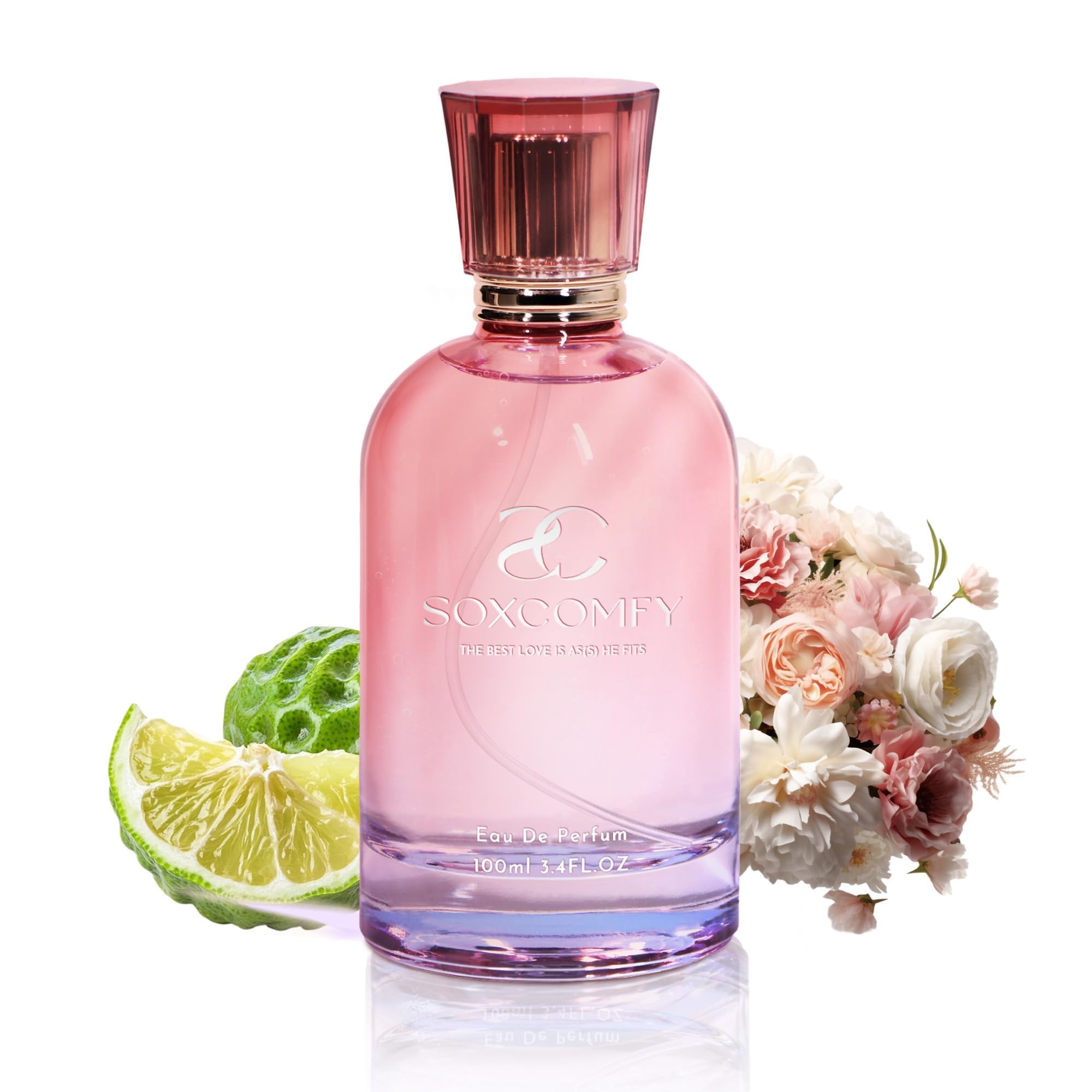 SOXCOMFY Women's Eau de Parfum Long-Lasting Floral Fragrance for Date Night & Special Occasions (3.4 Fl Oz)