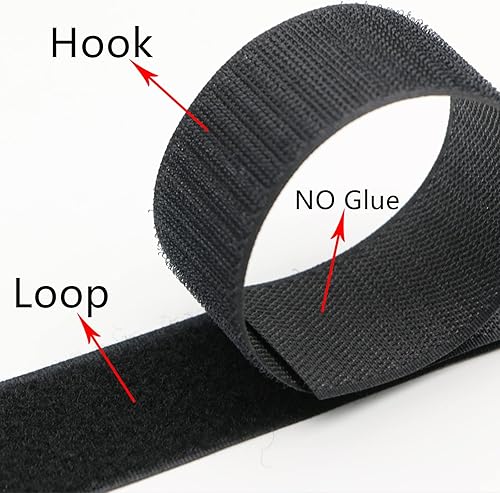 Miniatura 3 de Cinta de velcro para coser de 4 pulgadas, 3.9 in de ancho, tiras de fijación no adhesivas para tela, manualidades, decoración del hogar, ropa,