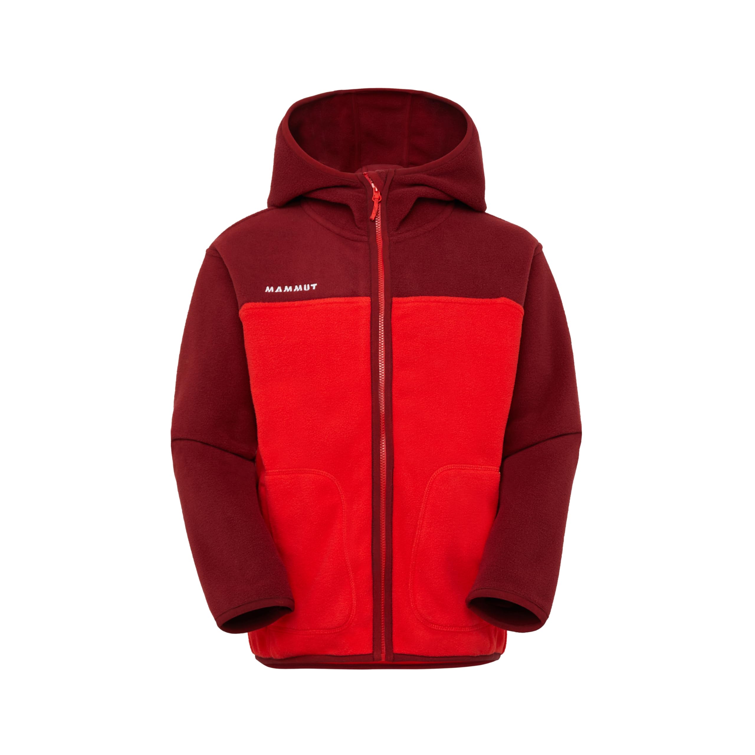 Mammut Unisex Waymarker Ml Hooded Jacket Kids Midlayer, Mammut Red-Dark Mammut Red, 104 EU