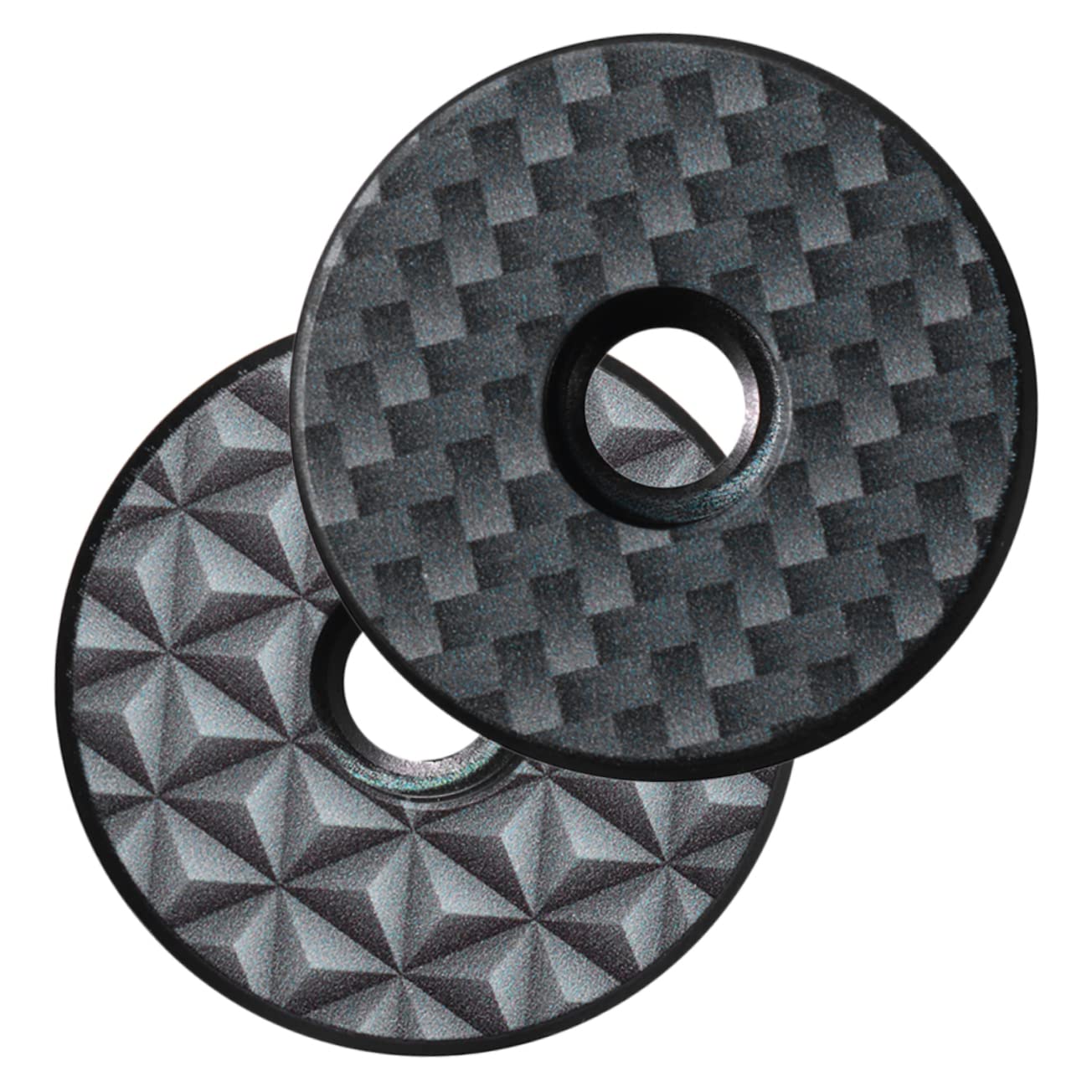 Happyyami Delicate Bike Bowl Caps Professional Bike Stem Caps Lightweight Portable Headset Covers for Bicycles