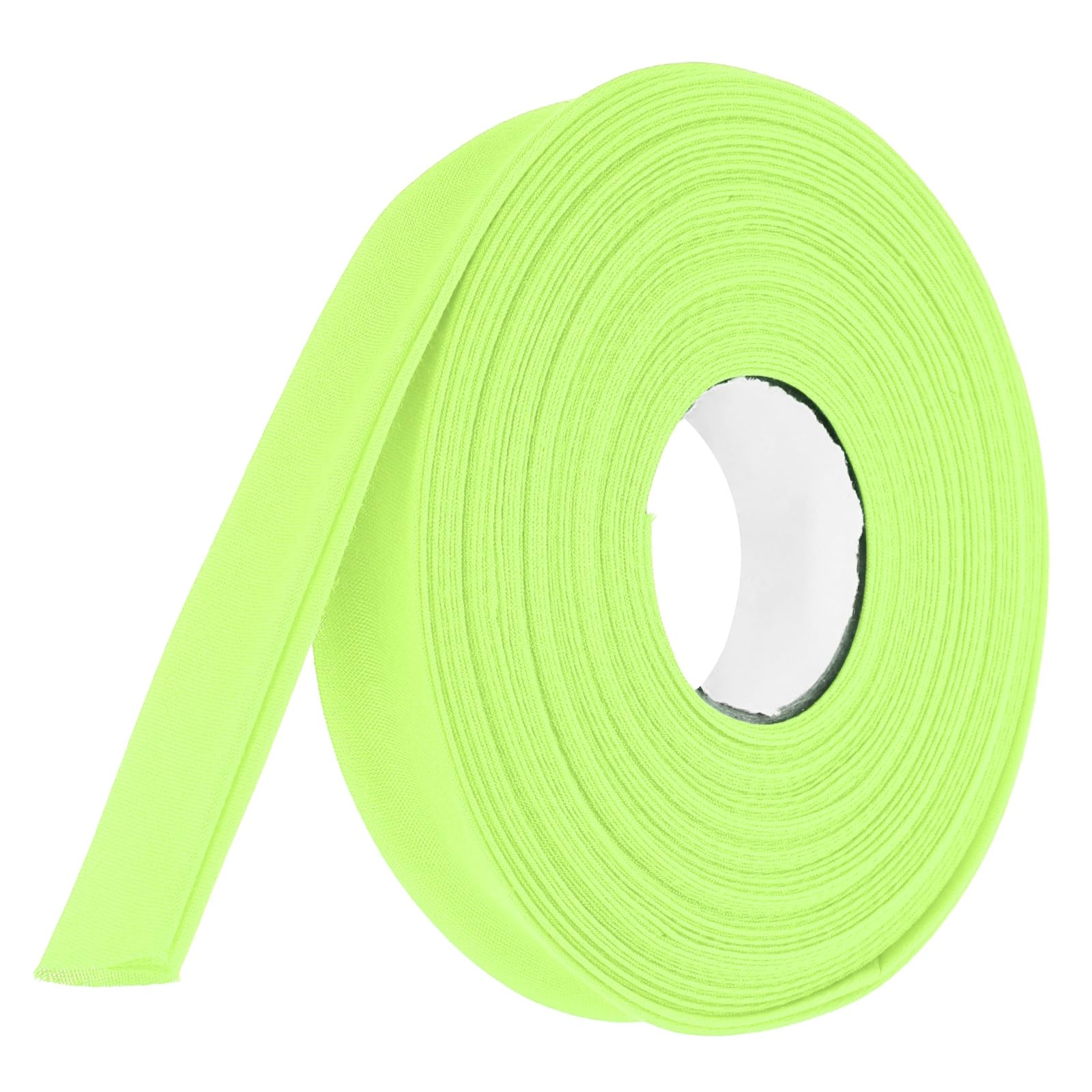 sourcing map 3/4 Inch Double Fold Bias Tape Polyester Continuous Bulk Bias Tape for Sewing Seaming Quilting Hemming Binding Crafts (Light Yellow 10 Yards)