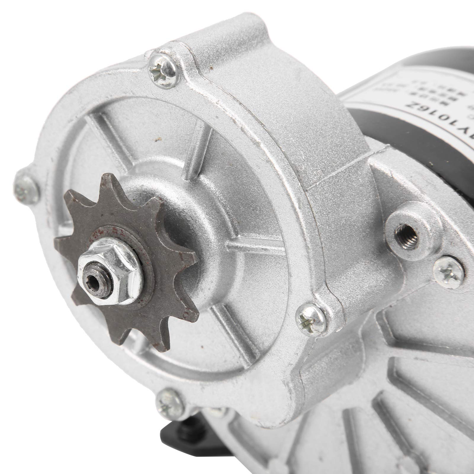 Alomejor Motor de Reducción de Engranajes de CC de 12 V y 350 W, Funcionamiento de Alta Velocidad de Material de Aluminio de Primera Calidad, con Velocidad Nominal de 3000 RPM, para