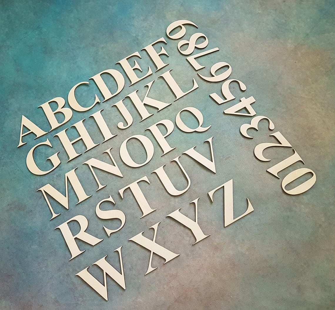 AmericanElm 3mm 6 in English Upper Case J Alphabet Wood Cutout for Arts Crafts Decor (PM3MM-APHT-J_Brown_6 in)