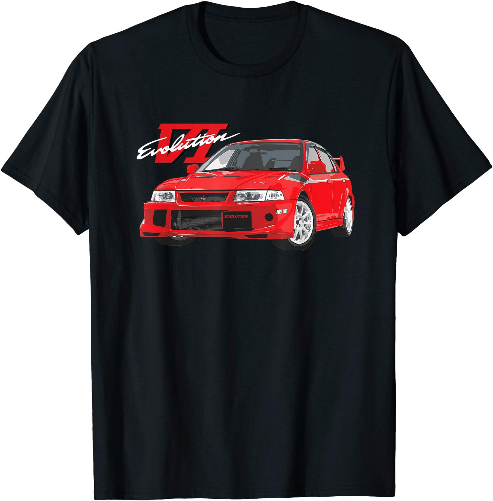 JDM Car TME EVO 6 Red T-Shirt