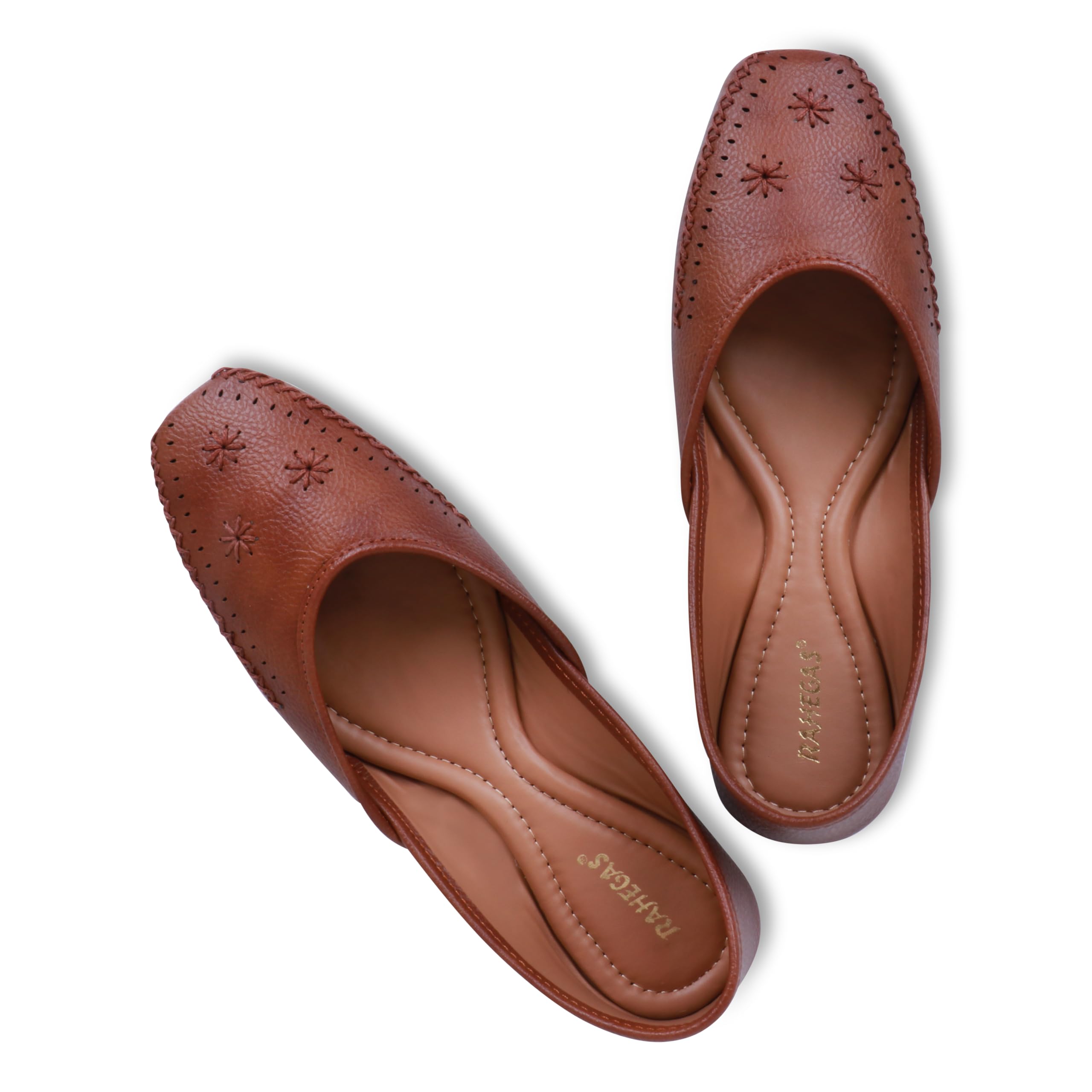 rahegas feel like stunning RAHEGAS Punjabi Jutti for Women Stylish | Women Flats Footwear | Fancy Mojari | Ethnic Traditional Jutti for Women & Girls-picture-12