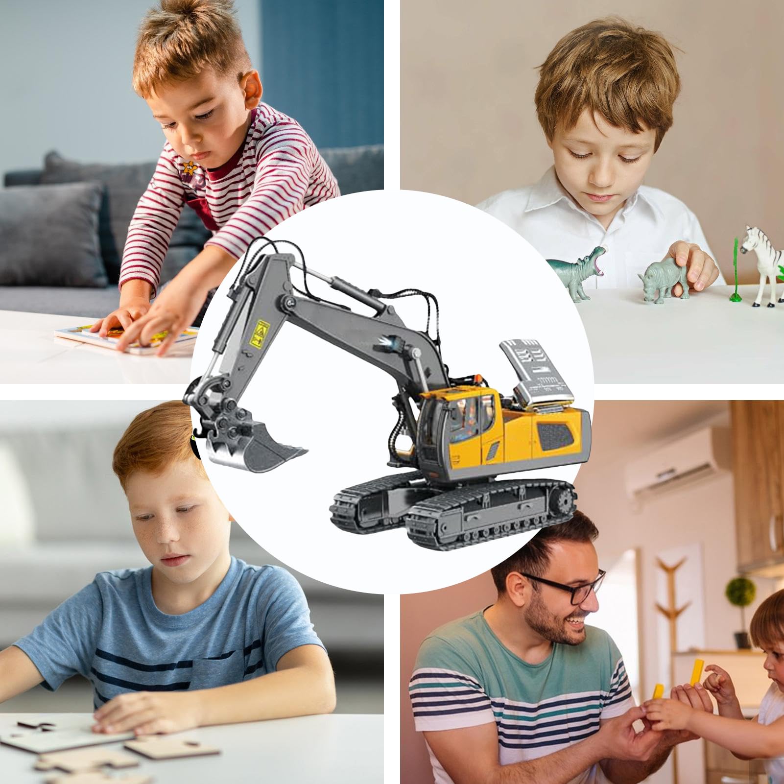 Wywrotka Rc, RC wywrotka dla dzieci, Zdalnie sterowany samochód dla dzieci | powyżej 6 roku życia, Pojazdy budowlane Zabawki w ciężarówkach, Samochody RC na akumulator na zewnątrz