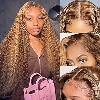 Vista 19 de Pelucas de encaje frontal de 13 x 4, cabello humano con cabello de bebé para mujeres negras, 220 % de densidad, encaje frontal transparente HD, onda