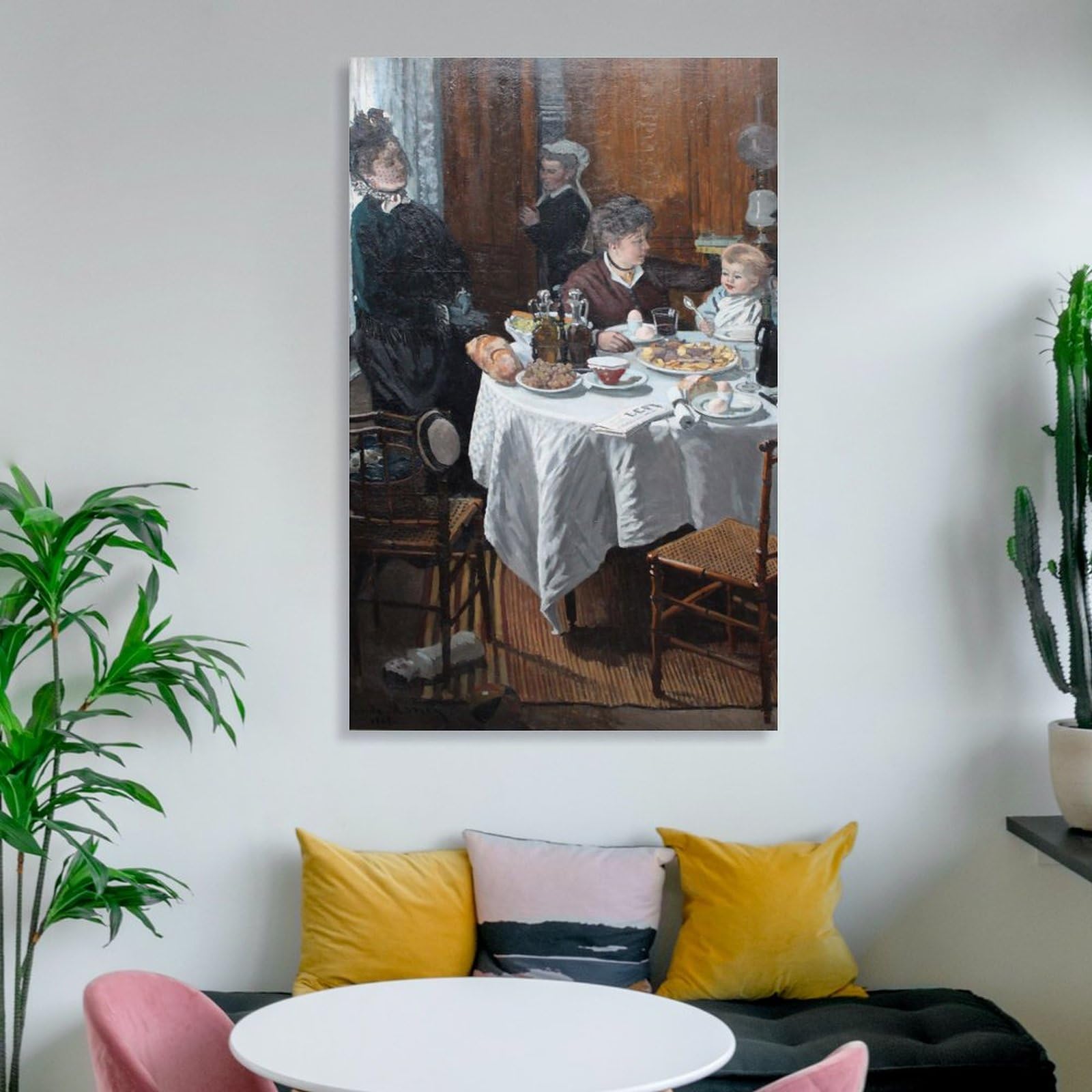 Amazon.co.jp: Claude Monetクロード・モネ《昼食》ポスター