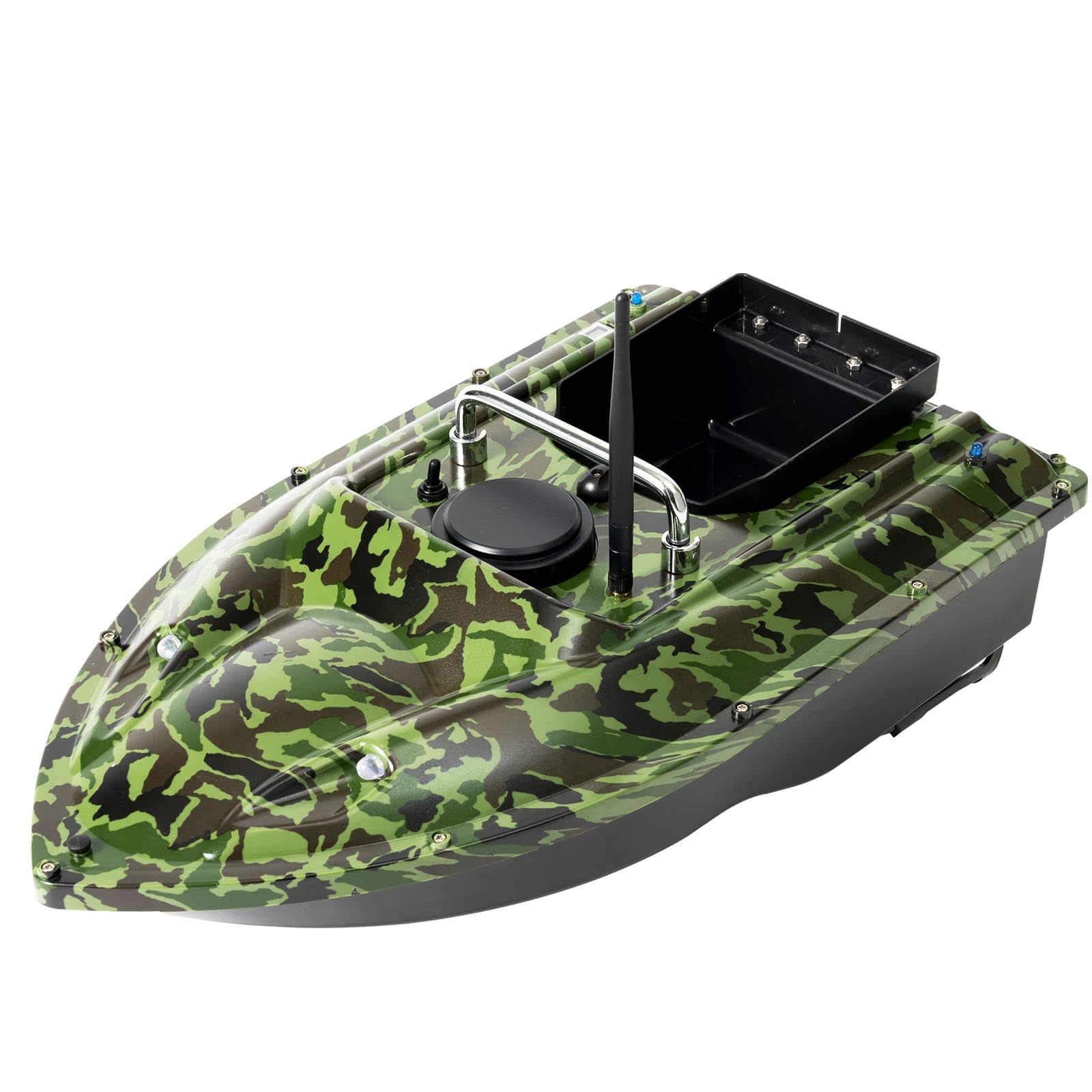 bateau amorceur télécommandé double