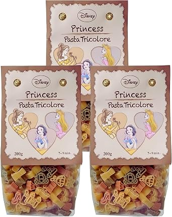 Nakato Dalacosta Disney Pasta Princess 7.1 oz 200 g x 3 Bags Made in Italy