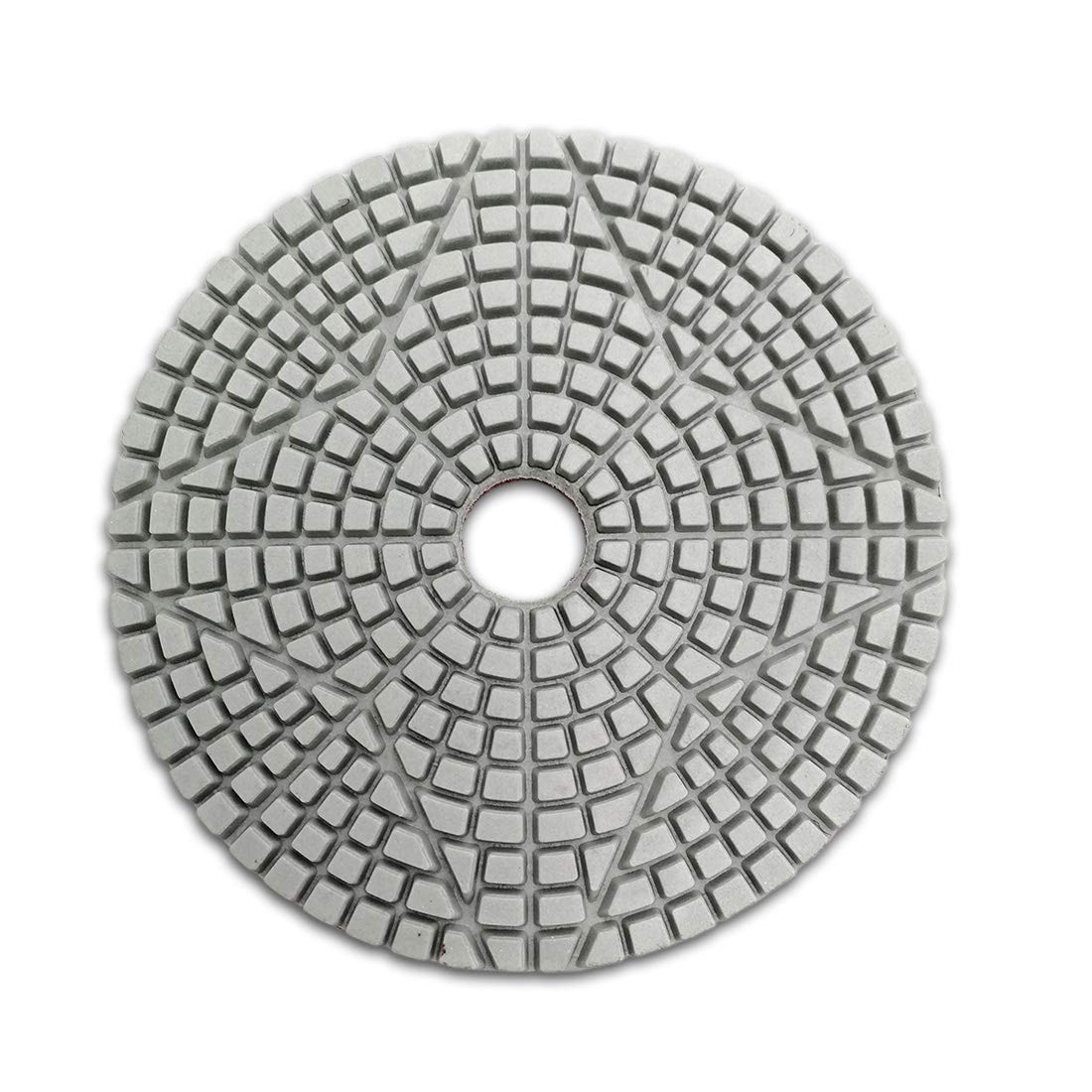 SHDIATOOL Almohadillas de pulido de diamante de 3 pasos, 9 unidades de discos de lijado de resina de alta calidad de 4 pulgadas de diámetro para mármol de piedra